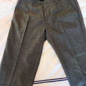 Bonobos Dress Grey Pants 33/28 Slim Italian Stretch Wool